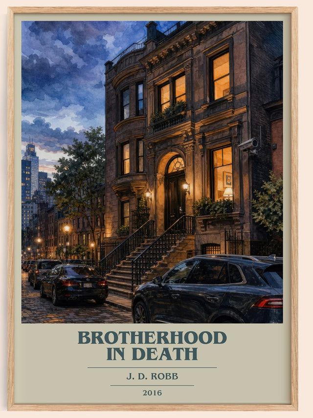 Brotherhood In Death Book Cover Poster by J. D. Robb