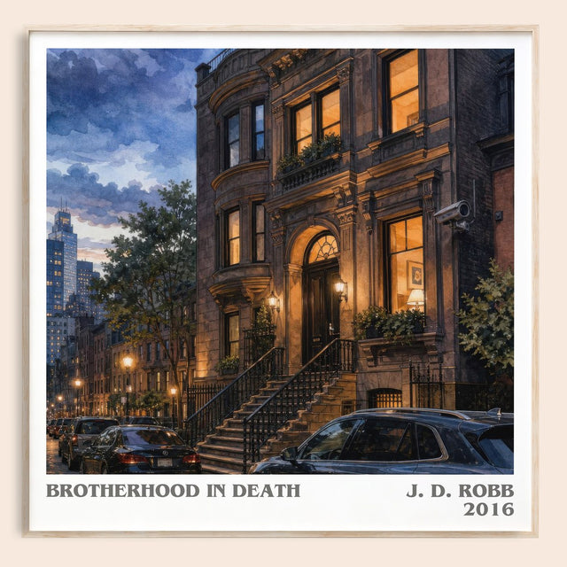 Brotherhood In Death Literary Art Print by J. D. Robb
