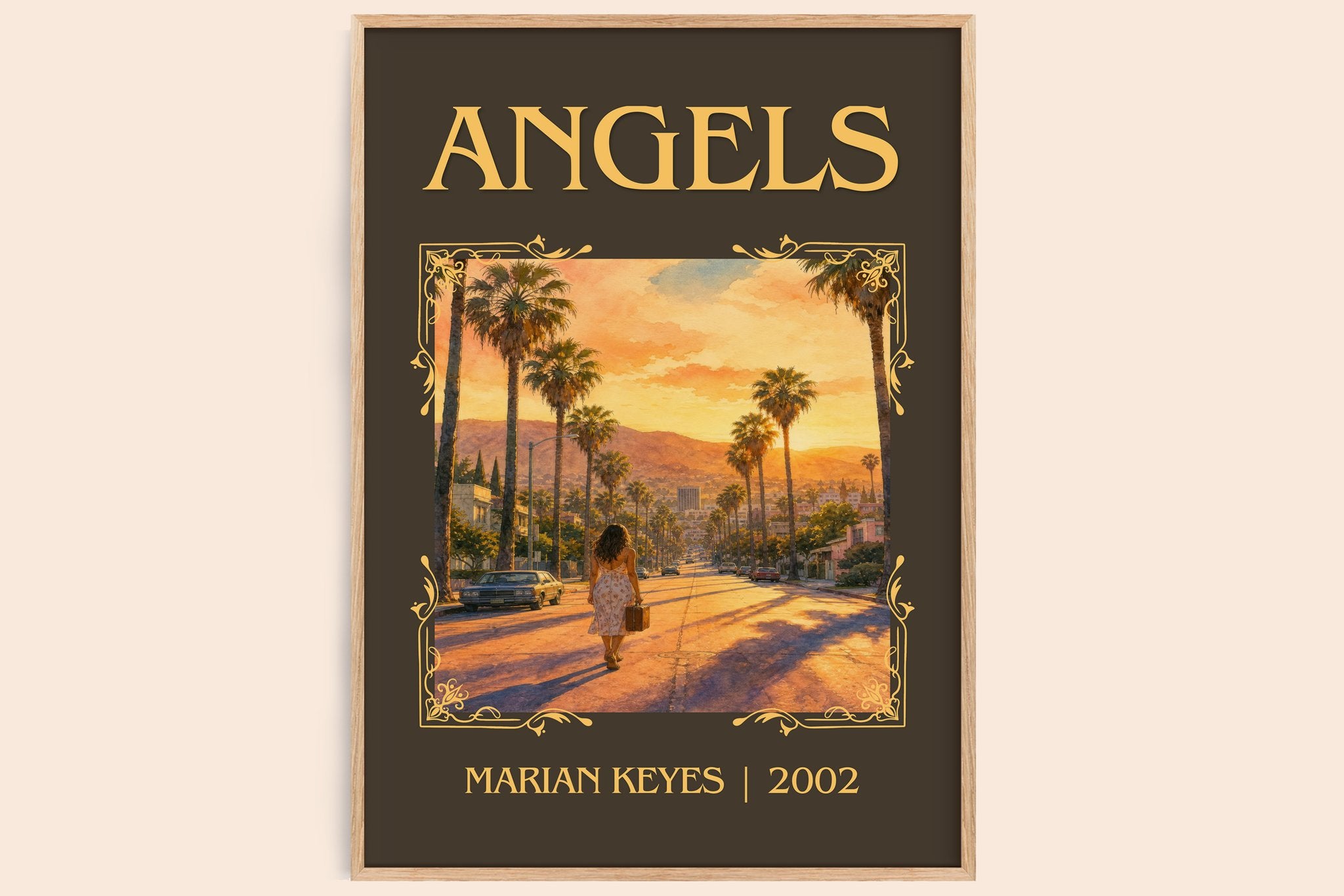 Angels Classic Book Art Print by Marian Keyes