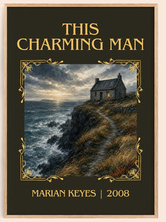 This Charming Man Classic Book Art Print by Marian Keyes – book poster