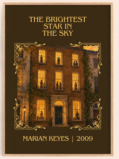 The Brightest Star in the Sky Classic Book Art Print by Marian Keyes – book poster
