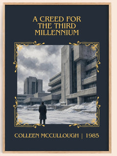 Creed for the Third Millennium Classic Book Art Print by C. McCullough – book poster