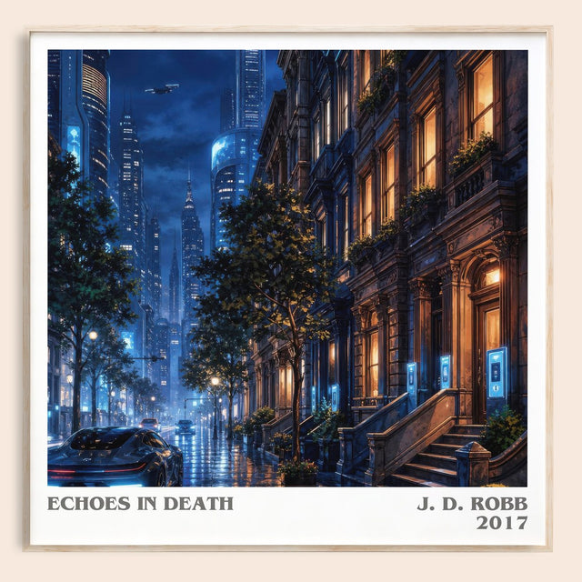 Echoes In Death Literary Art Print by J. D. Robb