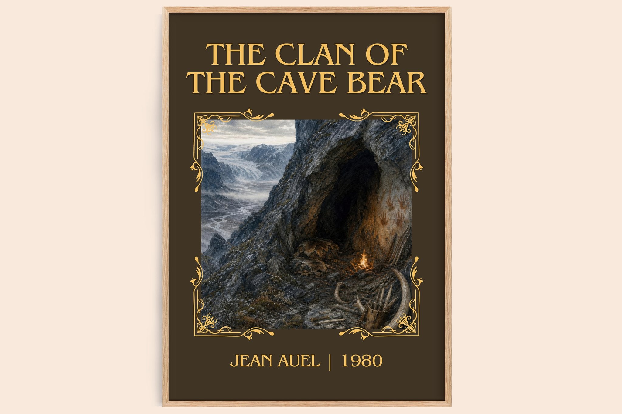 The Clan of the Cave Bear Classic Book Art Print by Jean Auel