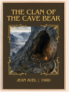 The Clan of the Cave Bear Classic Book Art Print by Jean Auel – book poster