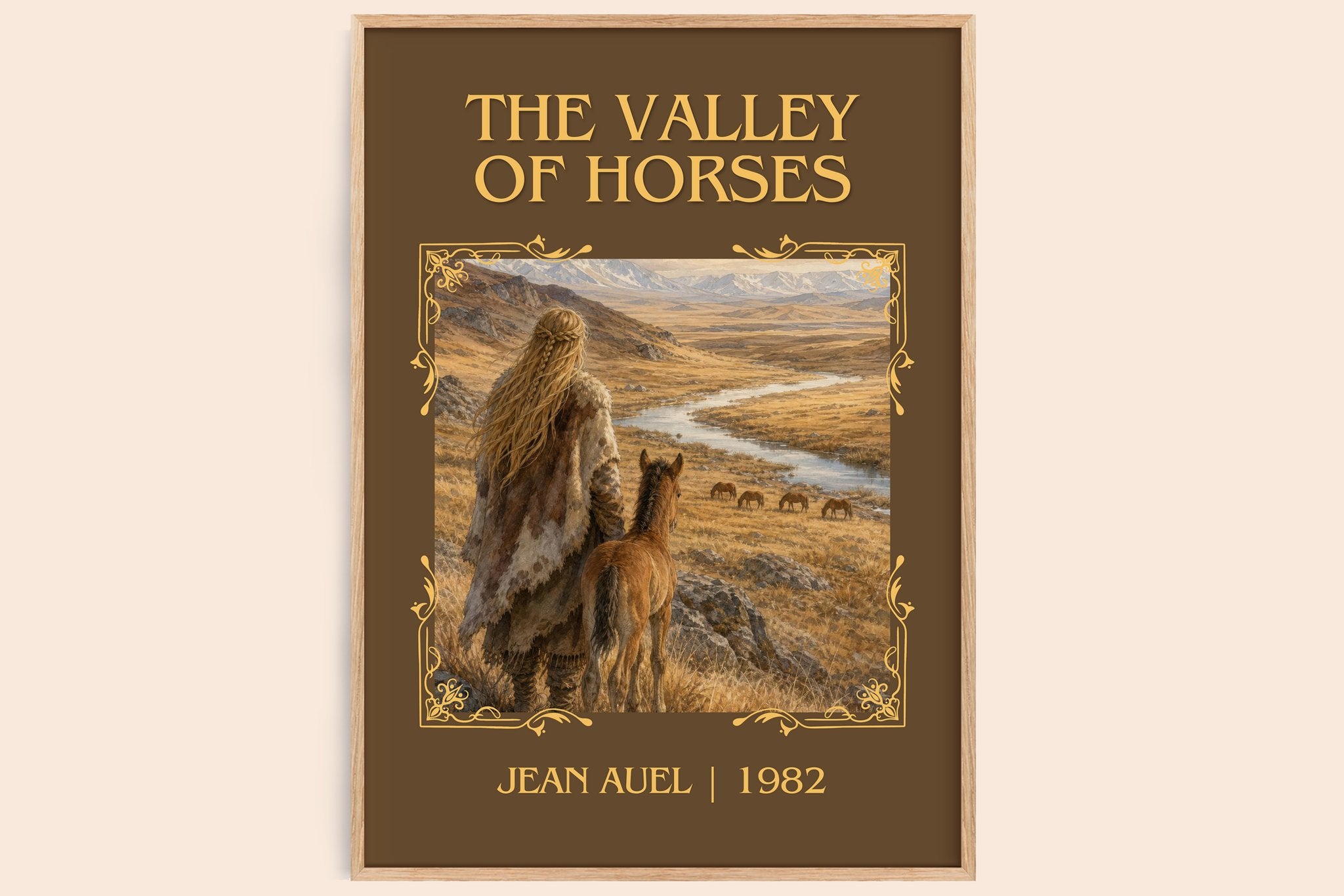 The Valley of Horses Classic Book Art Print by Jean Auel