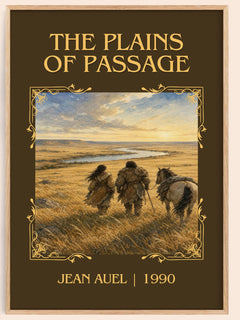The Plains of Passage Classic Book Art Print by Jean Auel – book poster