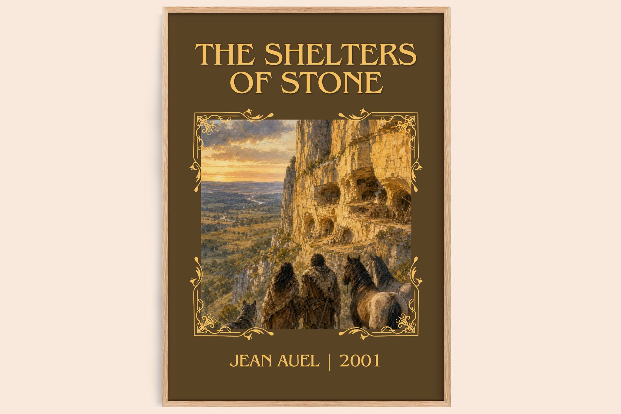 The Shelters of Stone Classic Book Art Print by Jean Auel