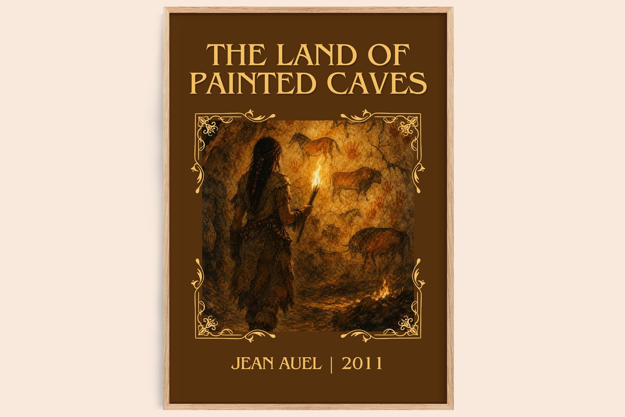 The Land of Painted Caves Classic Book Art Print by Jean Auel