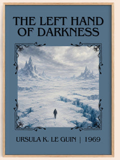 The Left Hand of Darkness Classic Book Art Print by Ursula K. Le Guin – book poster
