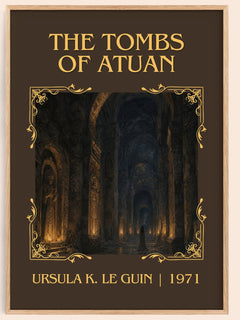 The Tombs of Atuan Classic Book Art Print by Ursula K. Le Guin – book poster