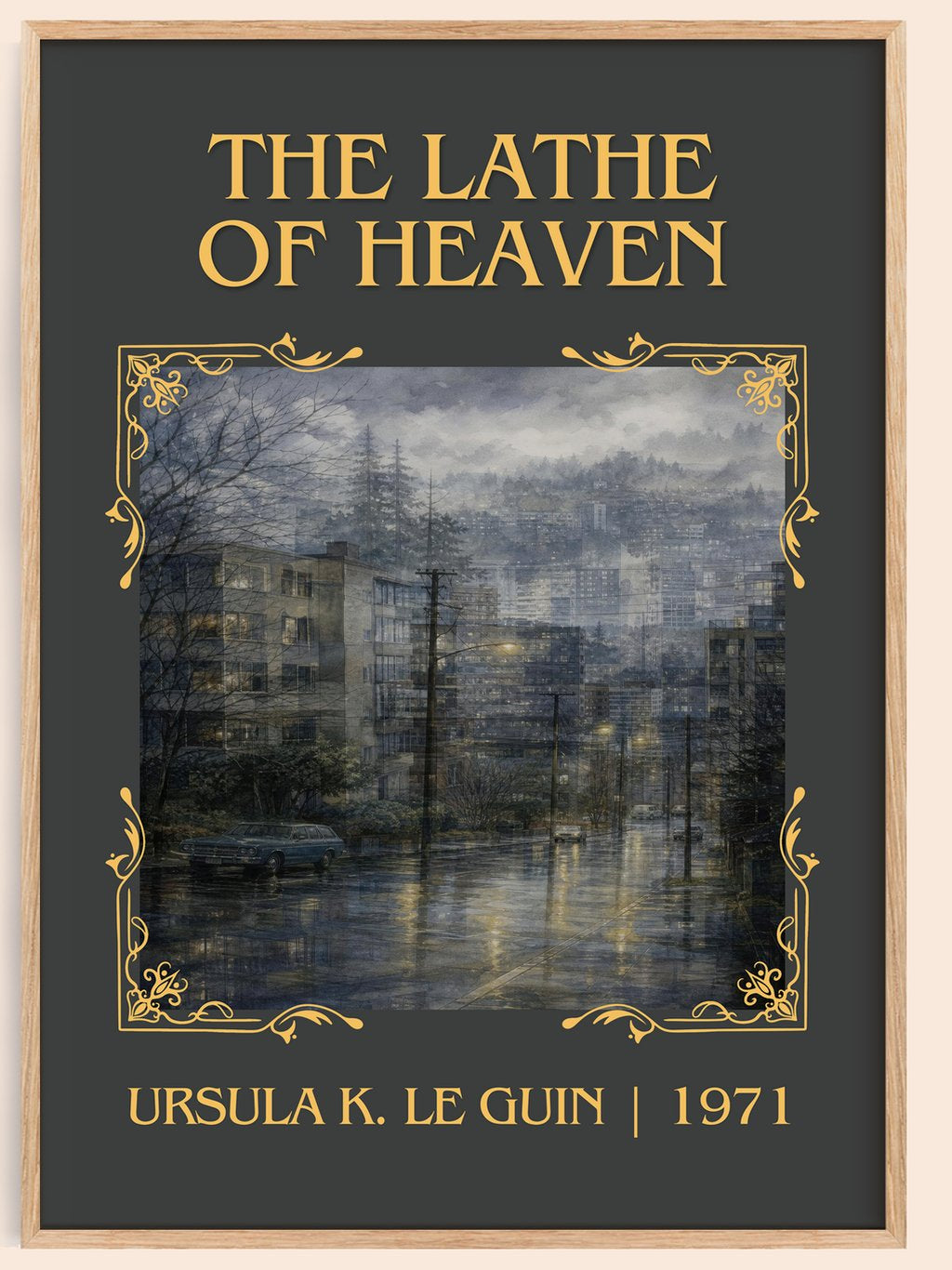 The Lathe of Heaven Classic Book Art Print by Ursula K. Le Guin – book poster