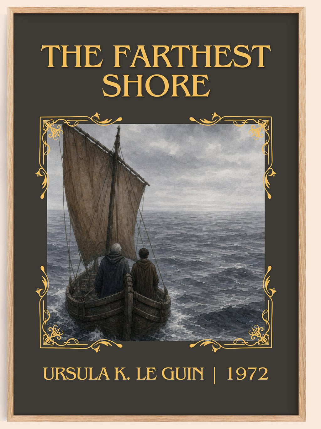 The Farthest Shore Classic Book Art Print by Ursula K. Le Guin – book poster