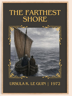 The Farthest Shore Classic Book Art Print by Ursula K. Le Guin – book poster