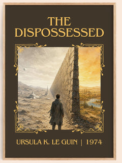The Dispossessed Classic Book Art Print by Ursula K. Le Guin – book poster