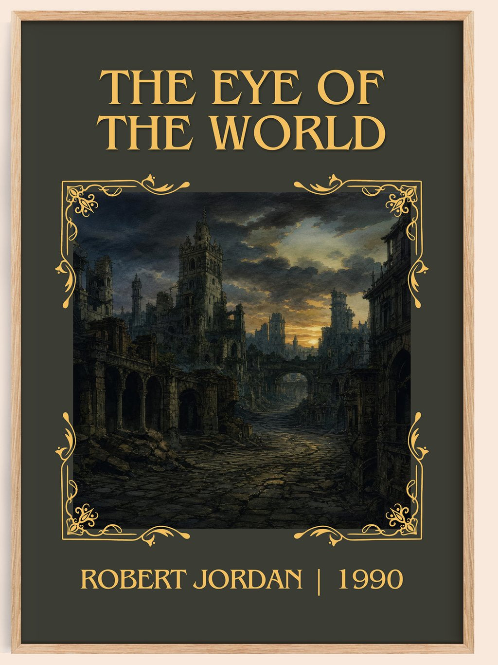 The Eye of the World Classic Book Art Print by Robert Jordan – book poster