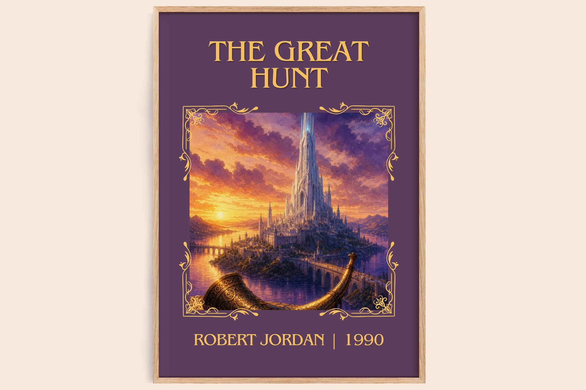The Great Hunt Classic Book Art Print by Robert Jordan