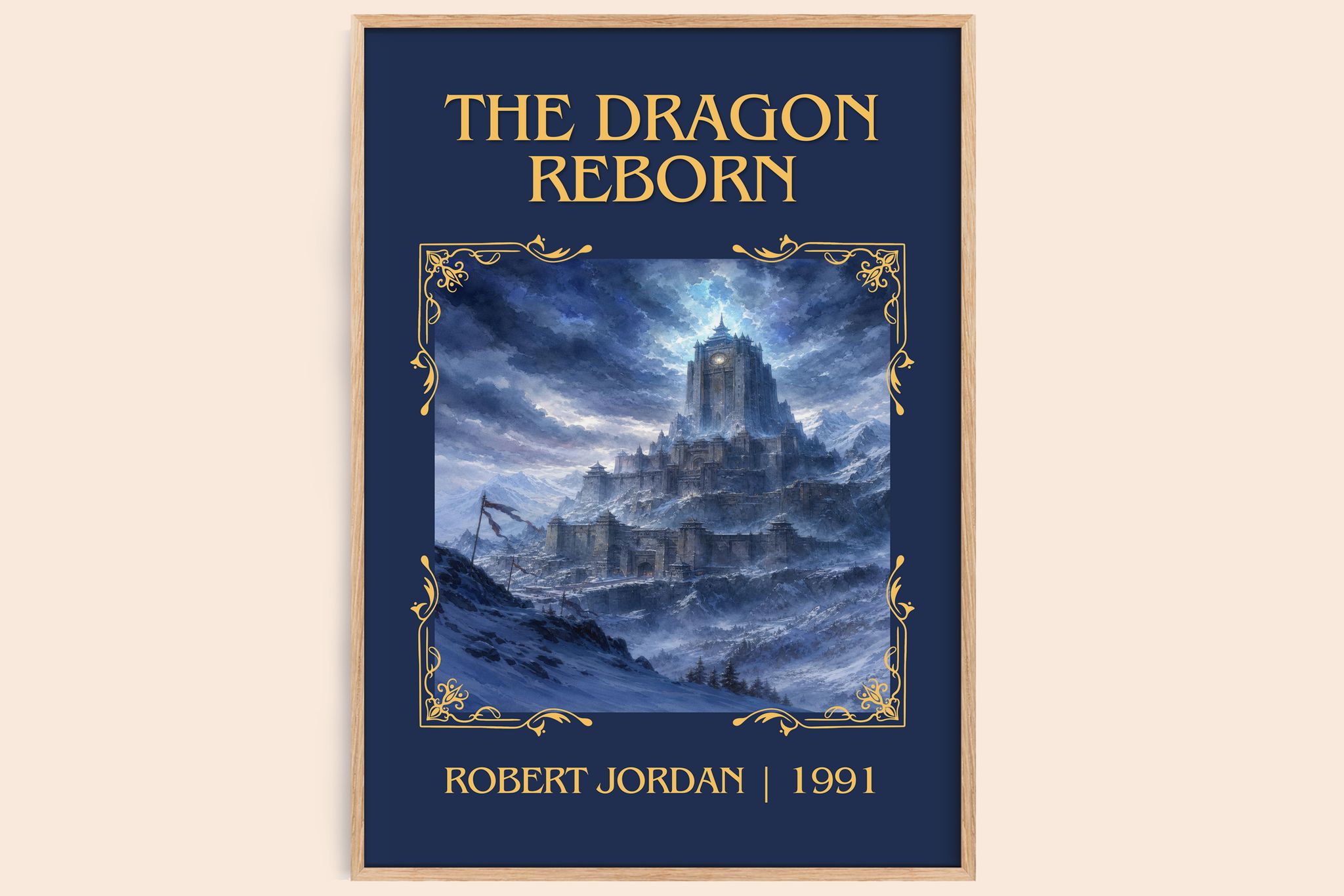 The Dragon Reborn Classic Book Art Print by Robert Jordan