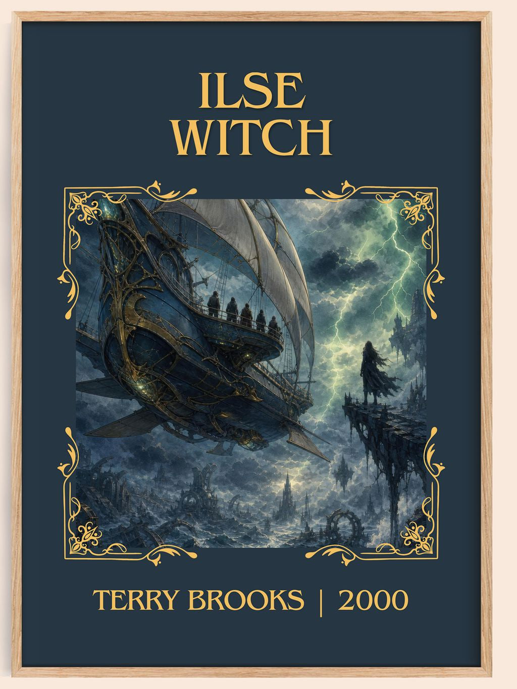 Ilse Witch Classic Book Art Print by Terry Brooks – book poster