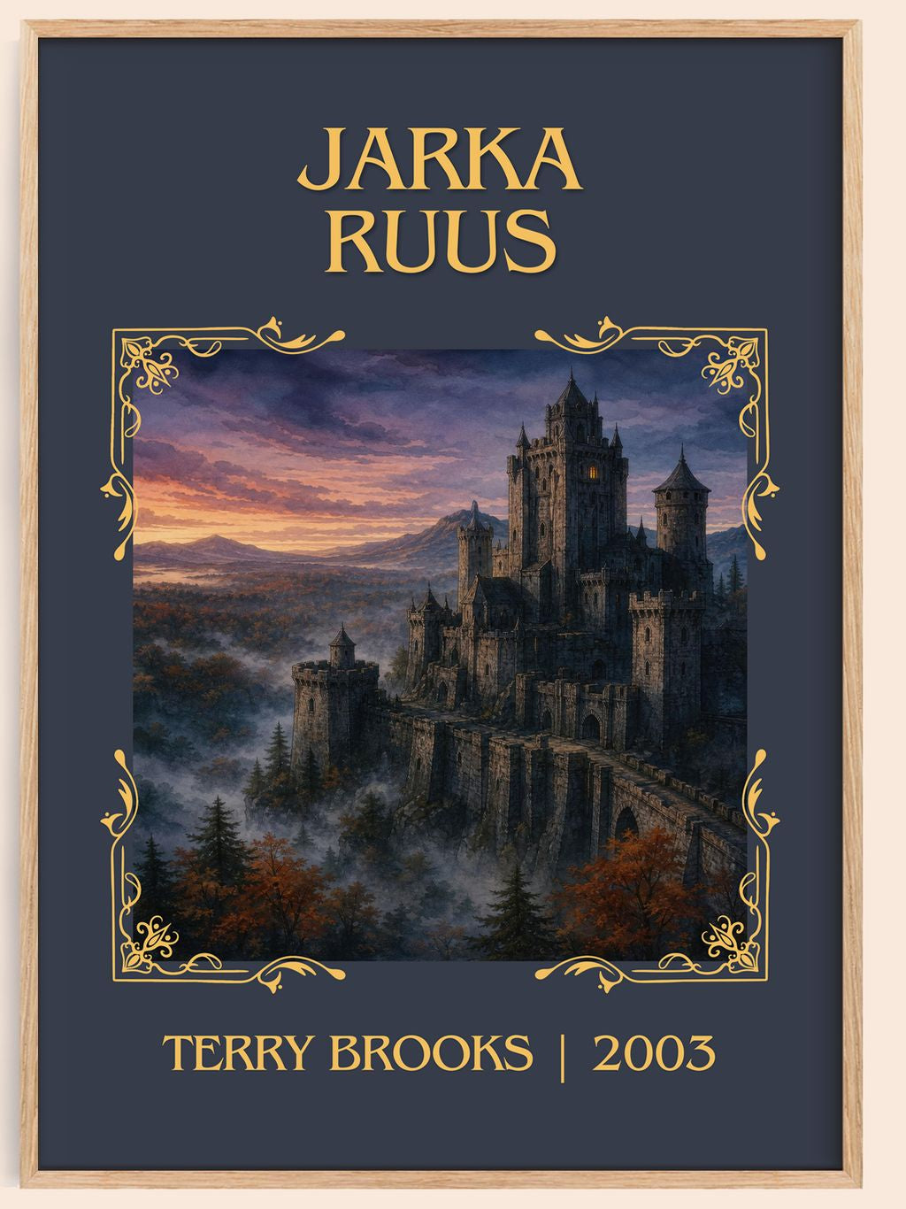 Jarka Ruus Classic Book Art Print by Terry Brooks – book poster