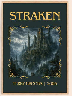 Straken Classic Book Art Print by Terry Brooks – book poster