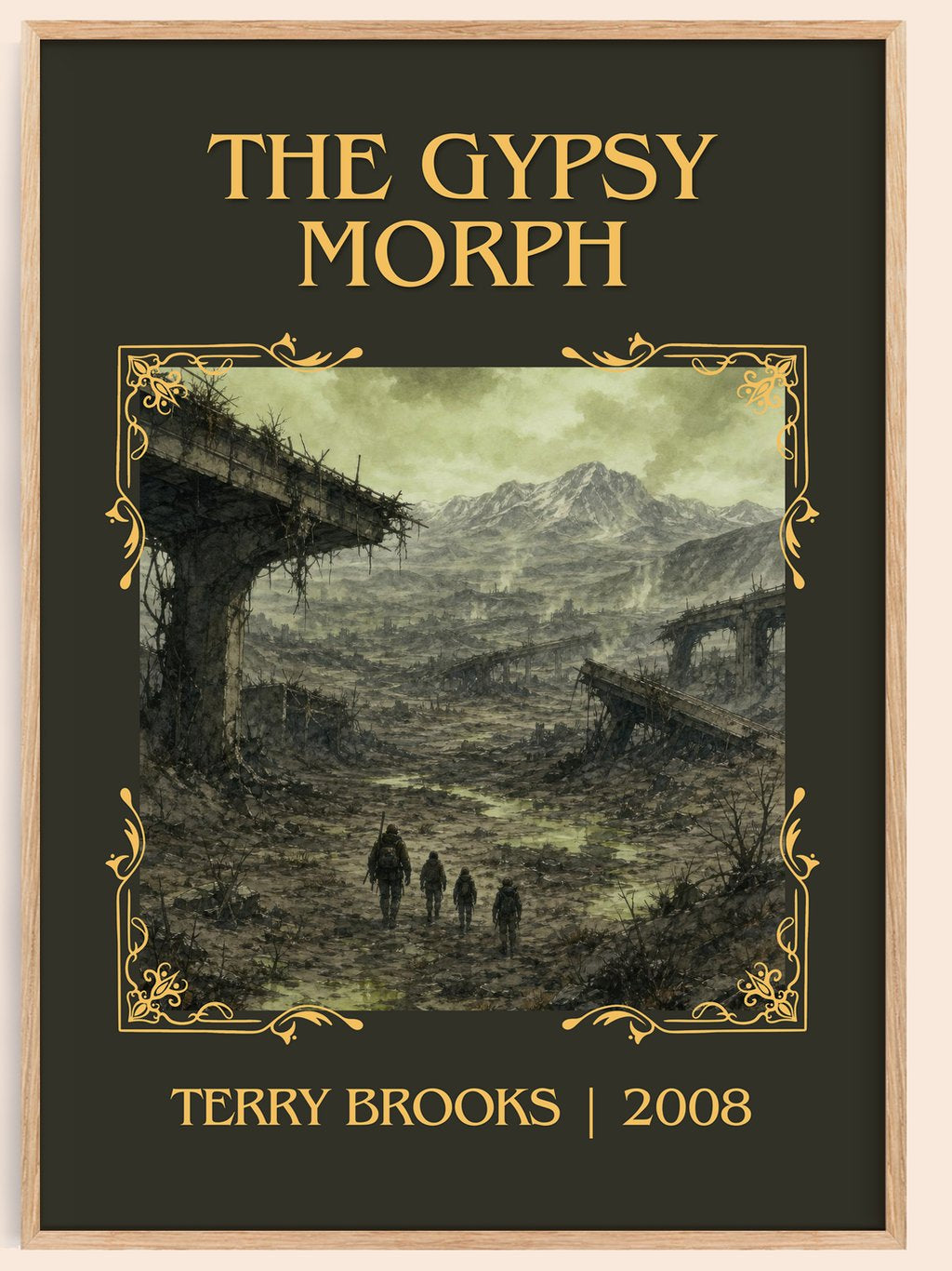 The Gypsy Morph Classic Book Art Print by Terry Brooks – book poster