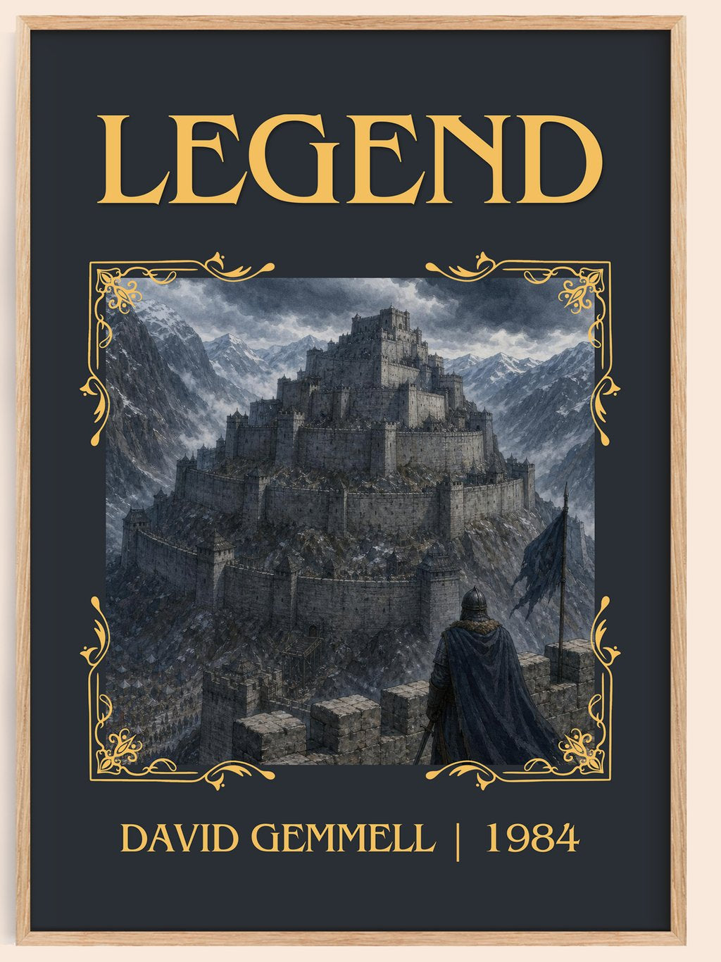 Legend Classic Book Art Print by David Gemmell – book poster