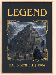 Legend Classic Book Art Print by David Gemmell – book poster