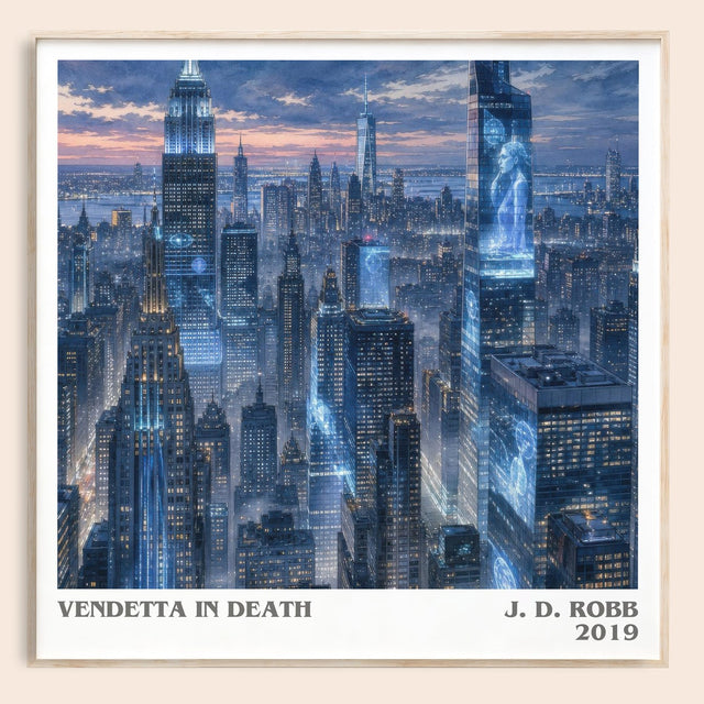 Vendetta In Death Literary Art Print by J. D. Robb
