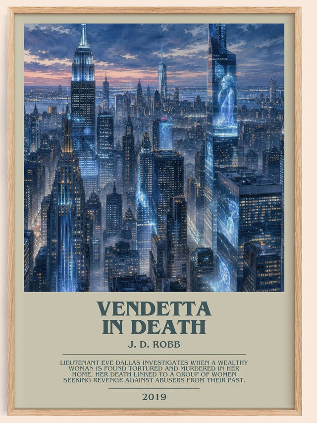 Vendetta In Death Bookish Wall Art by J. D. Robb