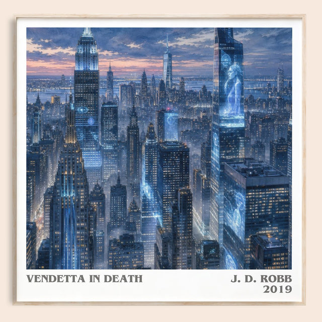 Vendetta In Death Literary Art Print by J. D. Robb