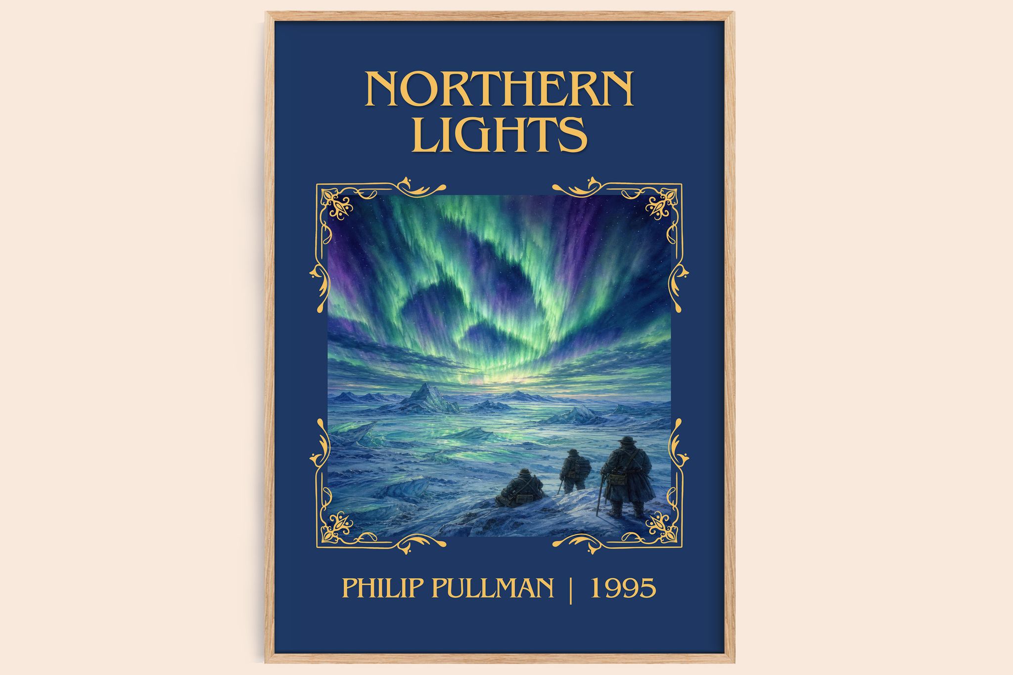 Northern Lights Classic Book Art Print by Philip Pullman