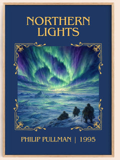 Northern Lights Classic Book Art Print by Philip Pullman – book poster