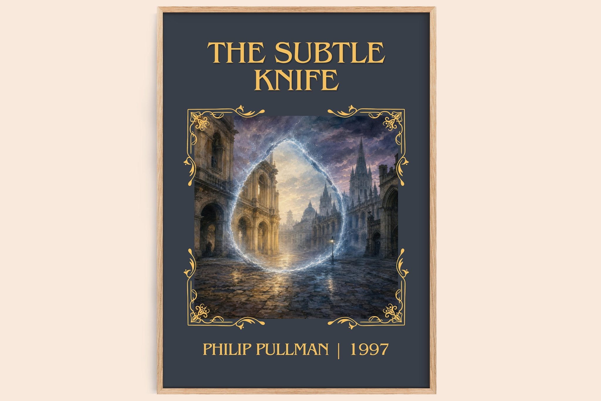 The Subtle Knife Classic Book Art Print by Philip Pullman