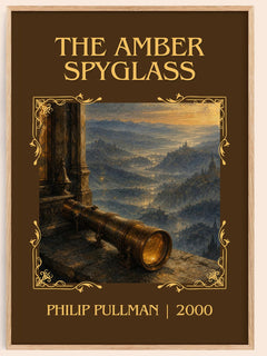 The Amber Spyglass Classic Book Art Print by Philip Pullman – book poster