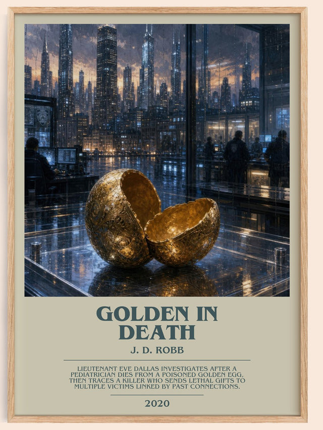 Golden In Death Bookish Wall Art by J. D. Robb