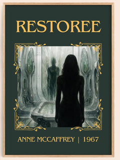 Restoree Classic Book Art Print by Anne McCaffrey – book poster