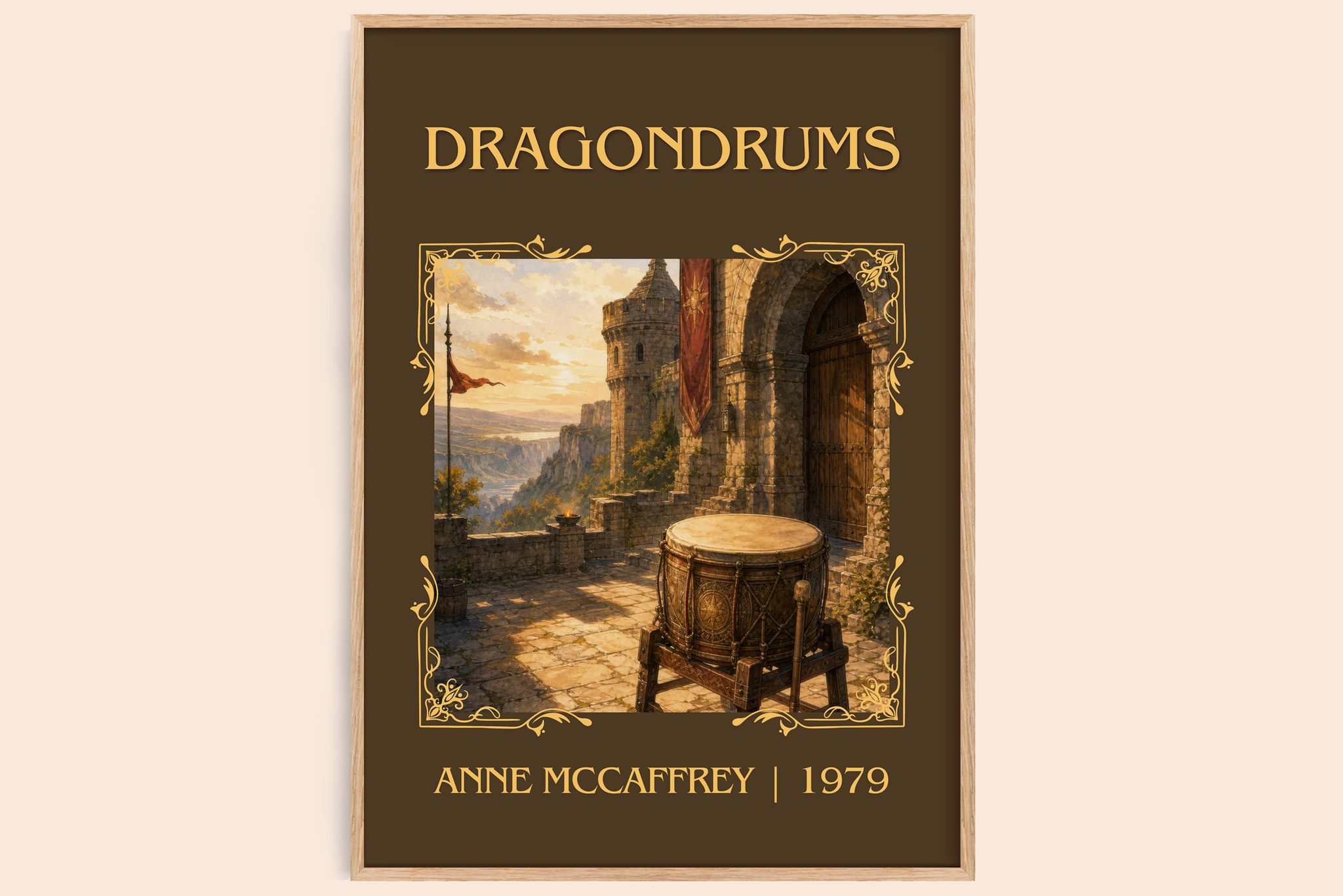 Dragondrums Classic Book Art Print by Anne McCaffrey