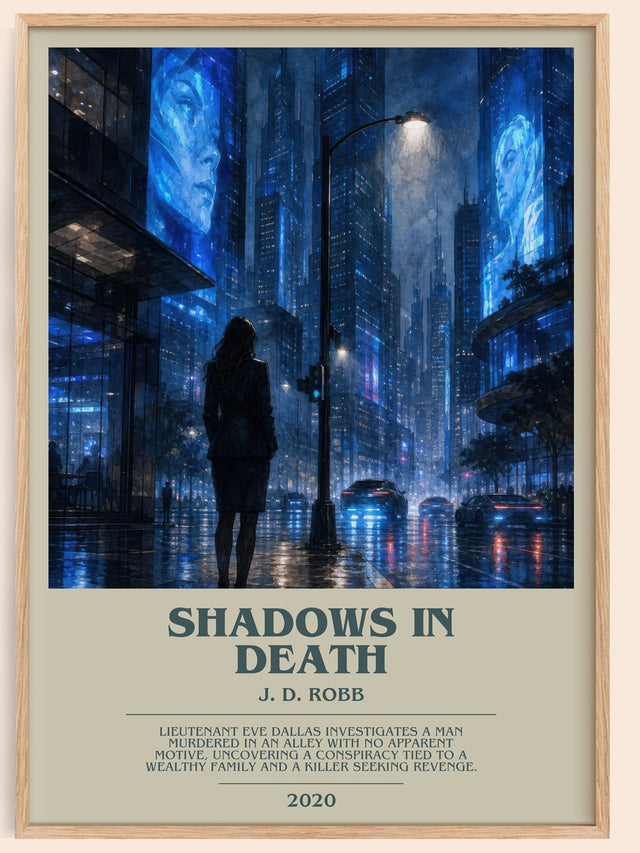 Shadows In Death Bookish Wall Art by J. D. Robb