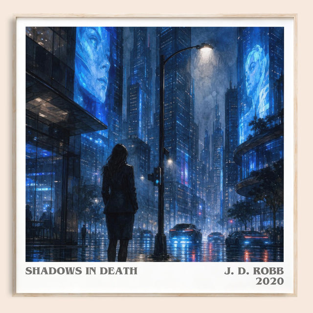 Shadows In Death Literary Art Print by J. D. Robb