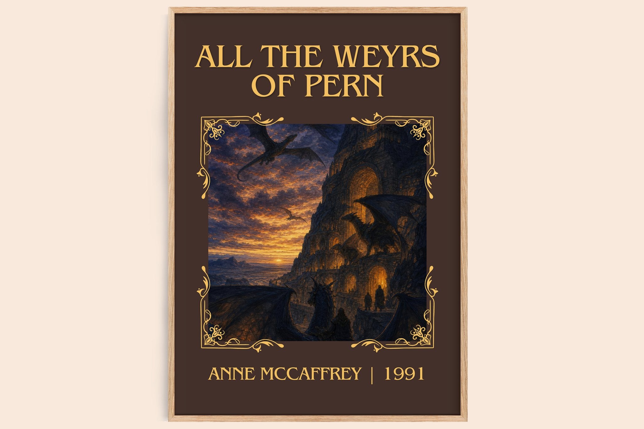 All the Weyrs of Pern Classic Book Art Print by Anne McCaffrey