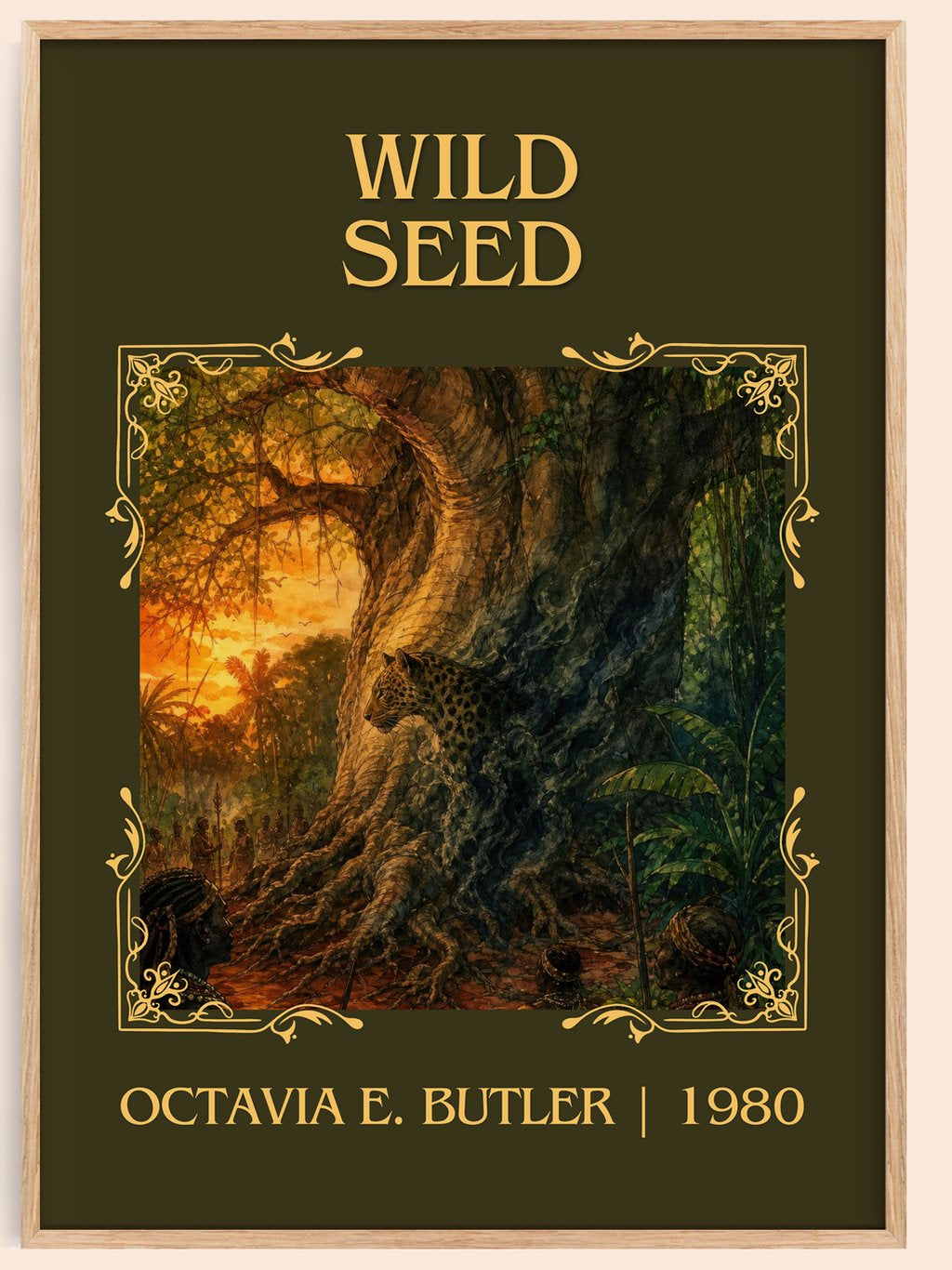 Wild Seed Classic Book Art Print by Octavia E. Butler – book poster