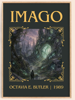 Imago Classic Book Art Print by Octavia E. Butler – book poster
