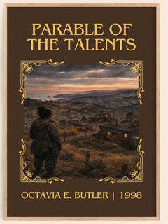 Parable of the Talents Classic Book Art Print by Octavia E. Butler – book poster