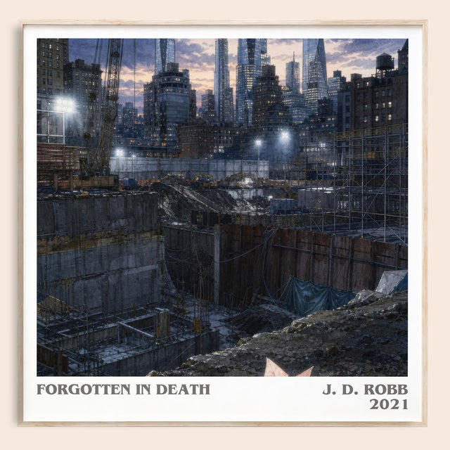 Forgotten In Death Literary Art Print by J. D. Robb