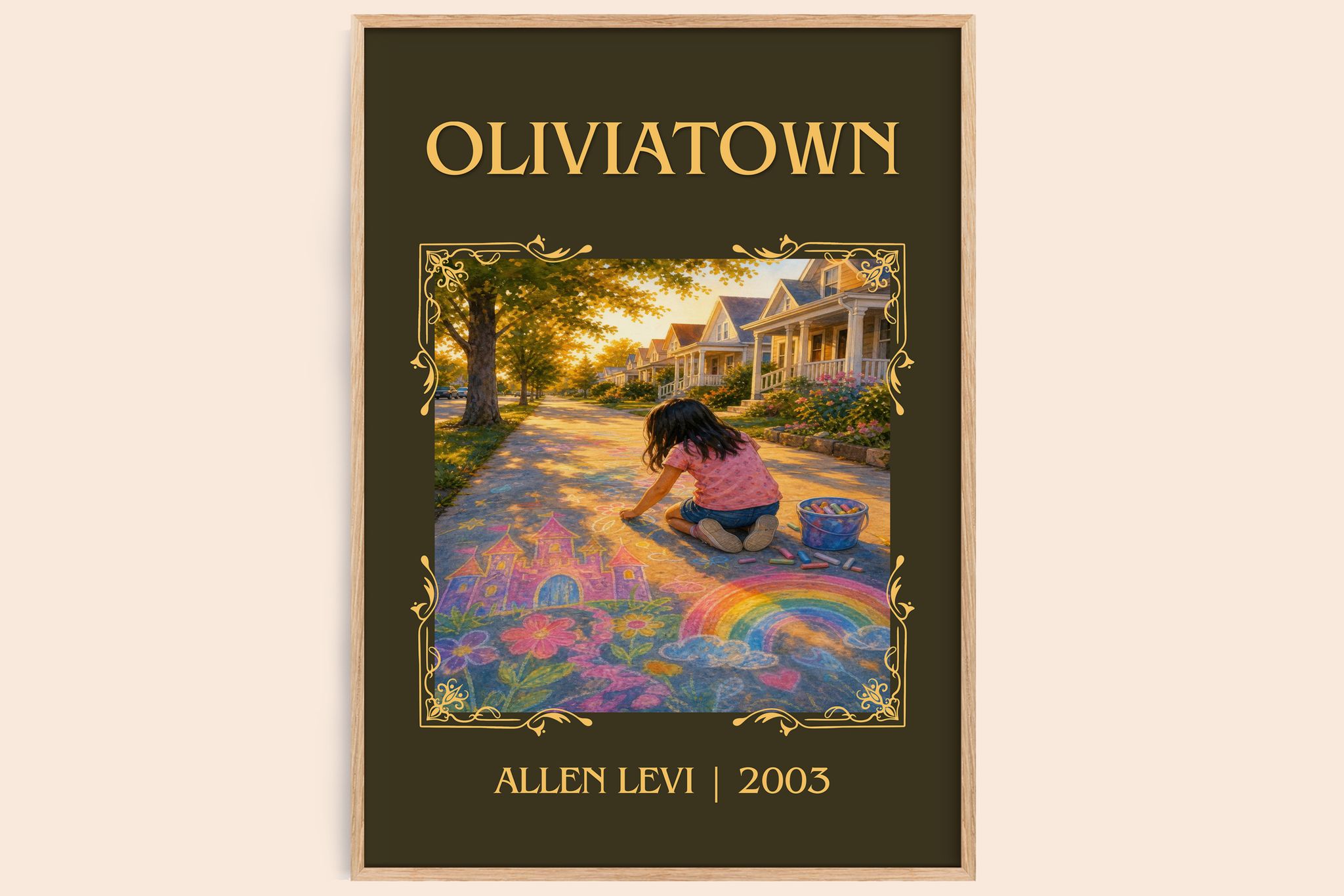 Oliviatown Classic Book Art Print by Allen Levi