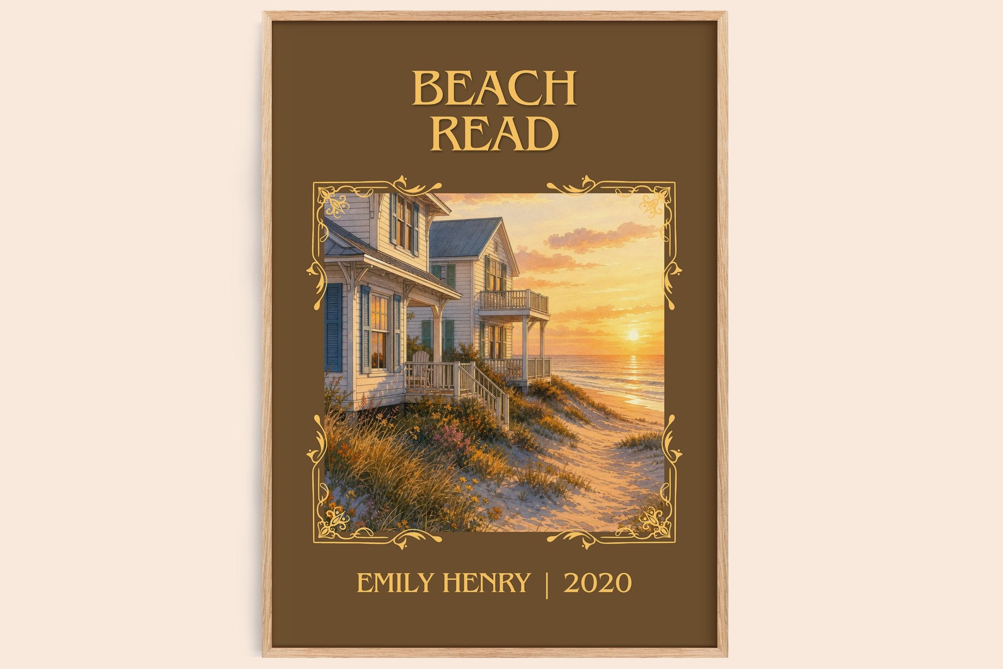 Beach Read Classic Book Art Print by Emily Henry