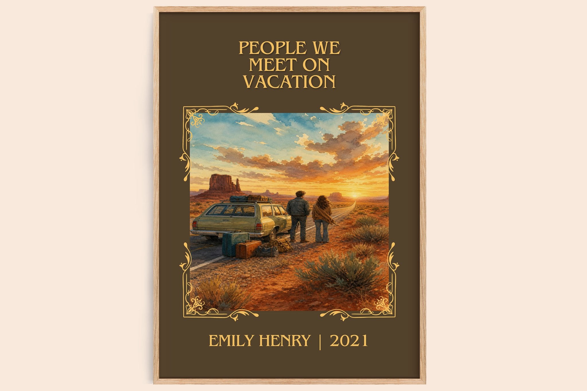 People We Meet on Vacation Classic Book Art Print by Emily Henry