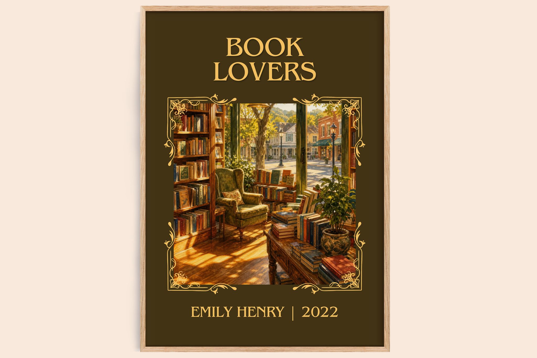 Book Lovers Classic Book Art Print by Emily Henry