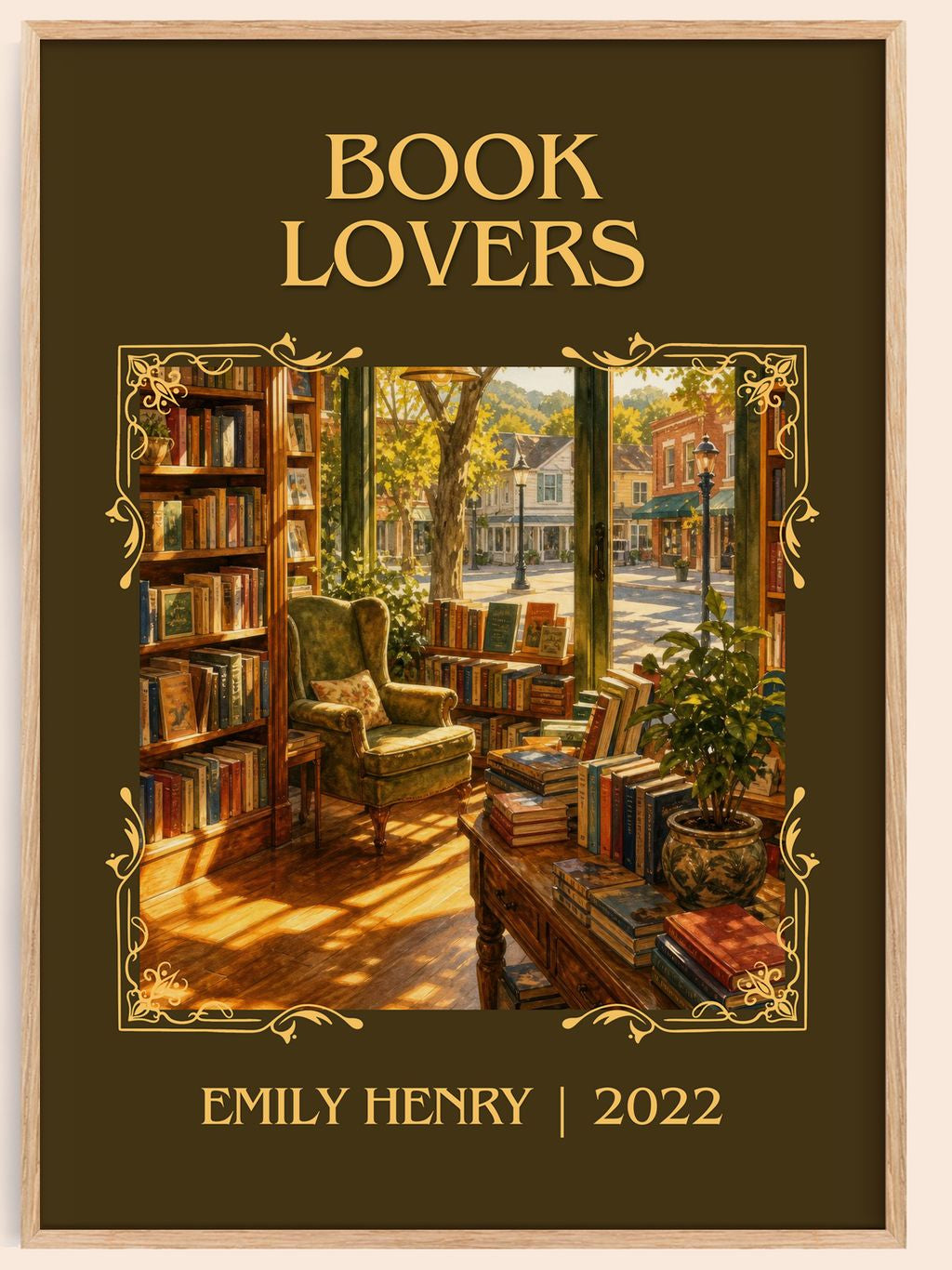 Book Lovers Classic Book Art Print by Emily Henry – book poster